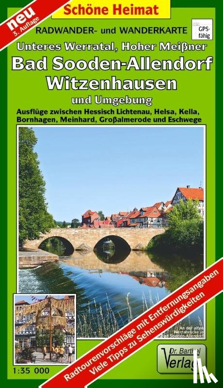  - Radwander- und Wanderkarte Unteres Werratal, Hoher Meißner, Bad Sooden-Allendorf, Witzenhausen und Umgebung