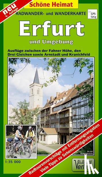 Verlag Barthel - Radwander- und Wanderkarte Erfurt und Umgebung
