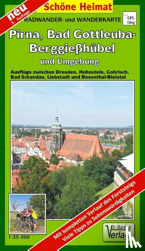  - Bad Gottleuba-Berggießhübel, Pirna und Umgebung 1 : 35 000. Radwander- und Wanderkarte, Laufzeit bis 2029