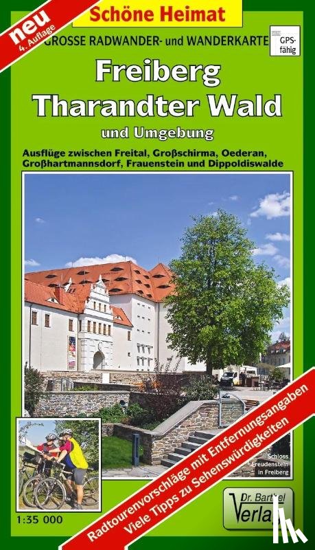  - Freiberg Tharandter Wald und Umgebung 1 :35 000. Wander- und Radwanderkarte