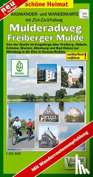  - Radwander- und Wanderkarte Mulderadweg (Freiberger Mulde)