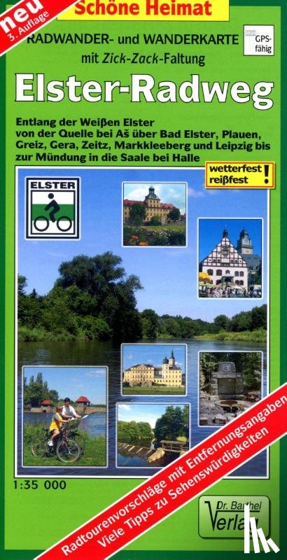  - Elsterradweg Radwander- und Wanderkarte 1 : 35 000