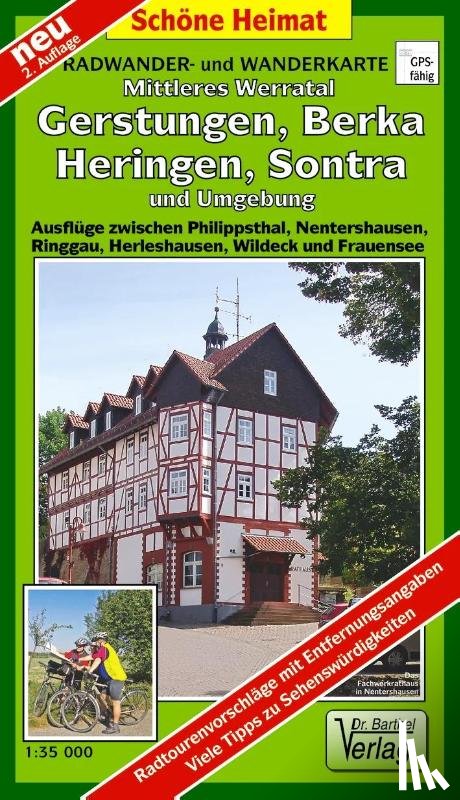  - Mittleres Werratal, Gerstungen, Berka, Heringen, Sontra und Umgebung Radwander- und Wanderkarte 1 : 35 000