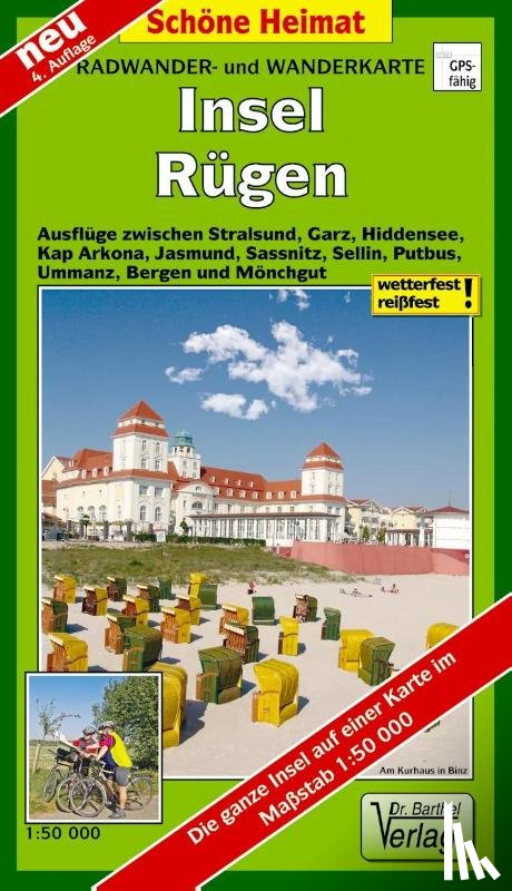  - Insel Rügen Radwander- und Wanderkarte 1 : 50 000