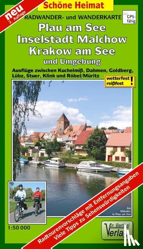  - Plau am See, Malchow, Krakow am See und Umgebung Radwander- und Wanderkarte 1 : 50 000