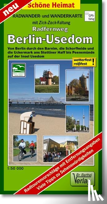  - Radwander- und Wanderkarte Radweg Berlin-Usedom 1:50000