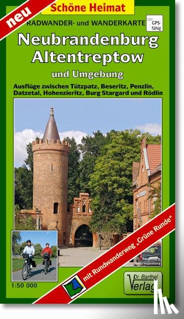  - Radwander- und Wanderkarte Neubrandenburg, Altentreptow und Umgebung