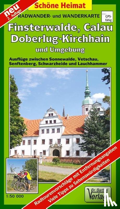  - Radwander- und Wanderkarte Finsterwalde, Calau, Doberlug-Kirchhain und Umgebung 1:50 000