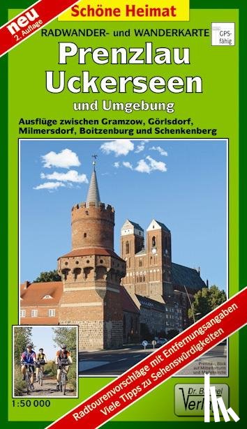 - Radwander- und Wanderkarte Prenzlau, Uckerseen und Umgebung