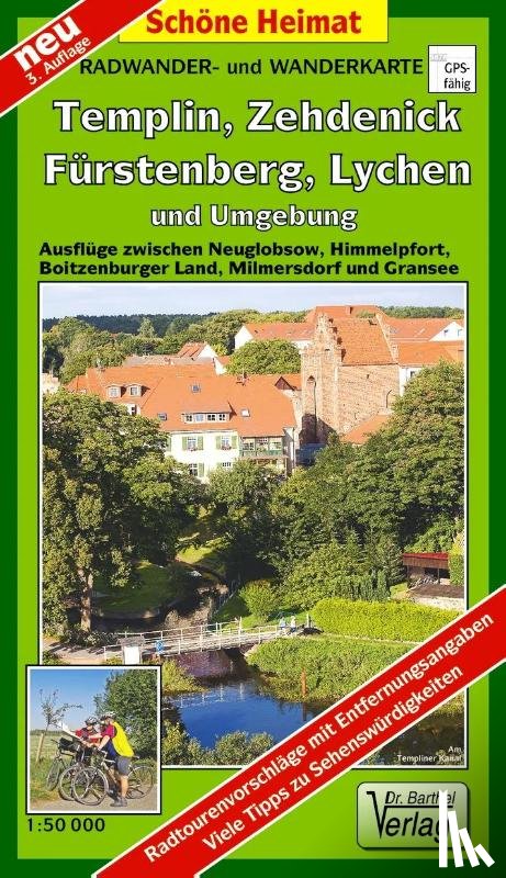  - Radwander- und Wanderkarte Fürstenberg, Lychen, Templin, Zehdenick und Umgebung1 : 50 000