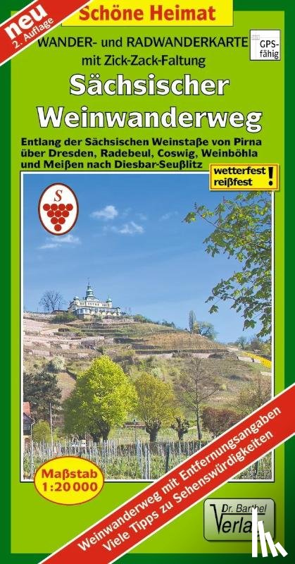  - Wander- und Radwanderkarte Sächsischer Weinwanderweg