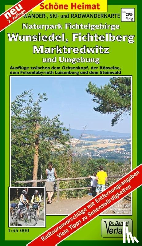 Verlag Barthel - Wander-, Ski- und Radwanderkarte Naturpark Fichtelgebirge, Wunsiedel, Fichtelberg, Marktredwitz und Umgebung