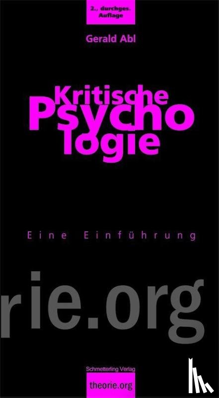 Abl, Gerald - Kritische Psychologie