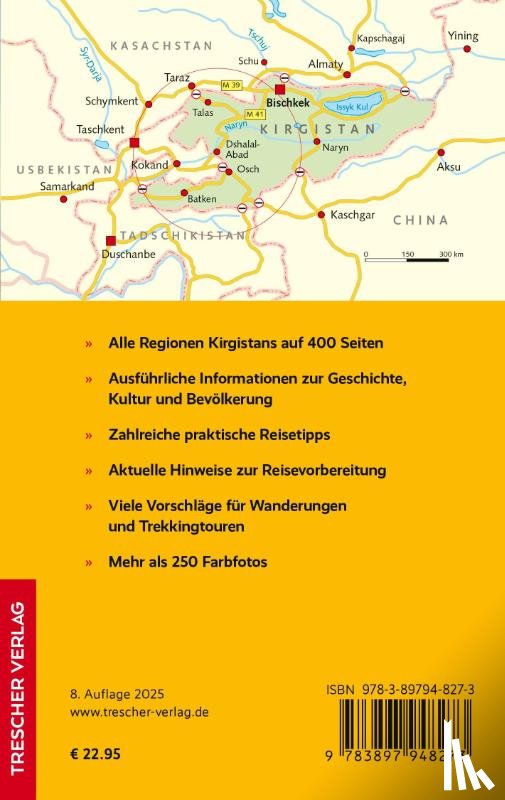 Schreiber, Dagmar, Flechtner, Stephan - TRESCHER Reiseführer Kirgistan