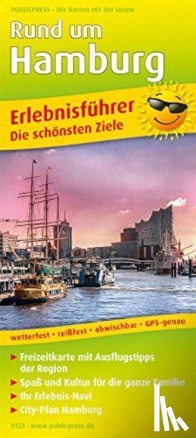  - Around Hamburg, adventure guide and map 1,150,000