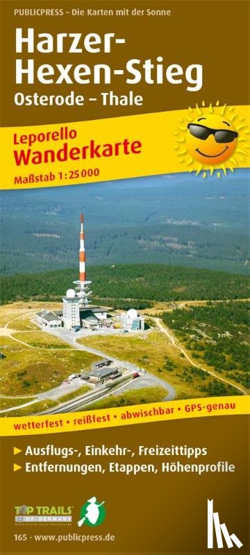  - Wanderkarte Harzer Hexen-Stieg 1 : 25 000
