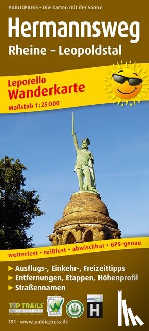  - Hermannsweg, Rheine - Leopoldstal . 1:25 000