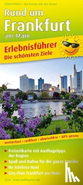  - Around Frankfurt am Main, adventure guide and map 1:150,000