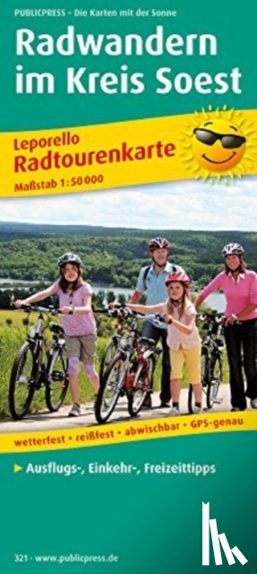  - Cycle touring in the district of Soest, cycle tour map 1:50,000