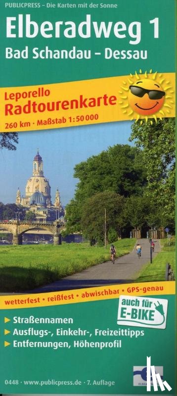  - Elberadweg 1, Bad Schandau - Dessau 1 : 50 000