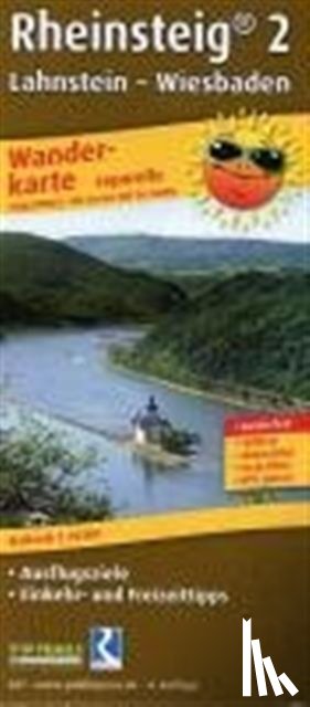  - Wanderkarte Rheinsteig 02. Lahnstein - Wiesbaden 1 : 25 000
