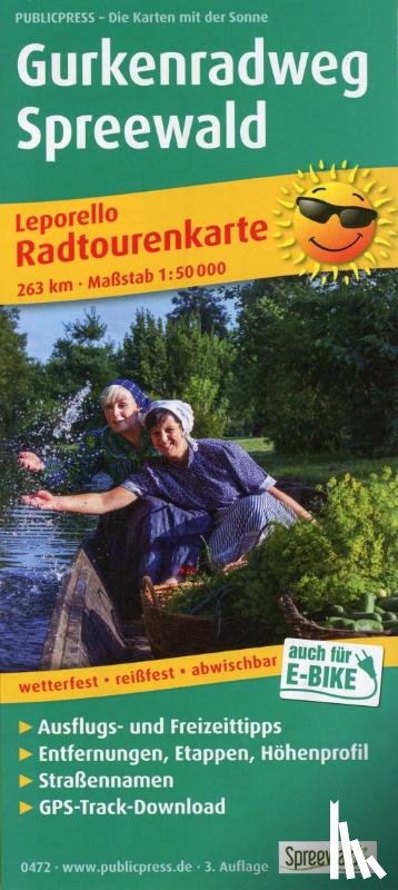  - Gurkenradweg Spreewald 1 : 50 000
