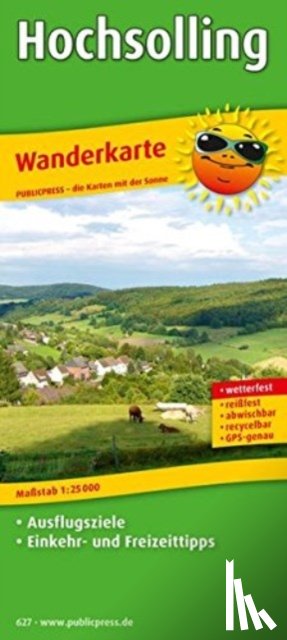  - Hochsolling, hiking map 1:25,000