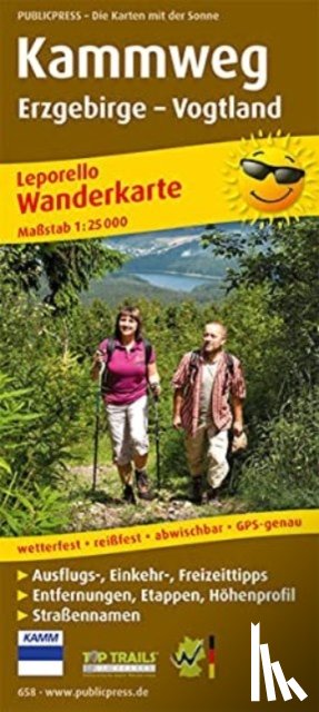  - Ridgeway, hiking map 1:25,000
