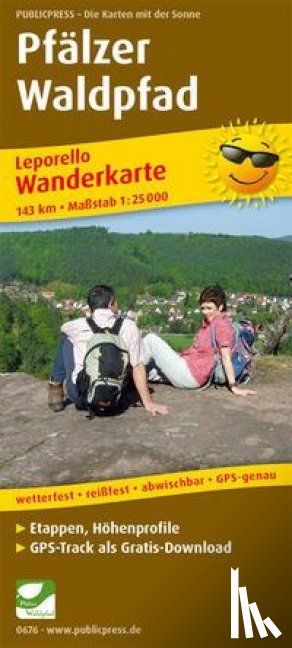  - Palatinate Forest Path, hiking map 1:25,000