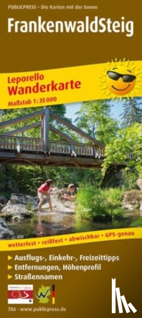  - Frankenwaldsteig, hiking map 1:35,000