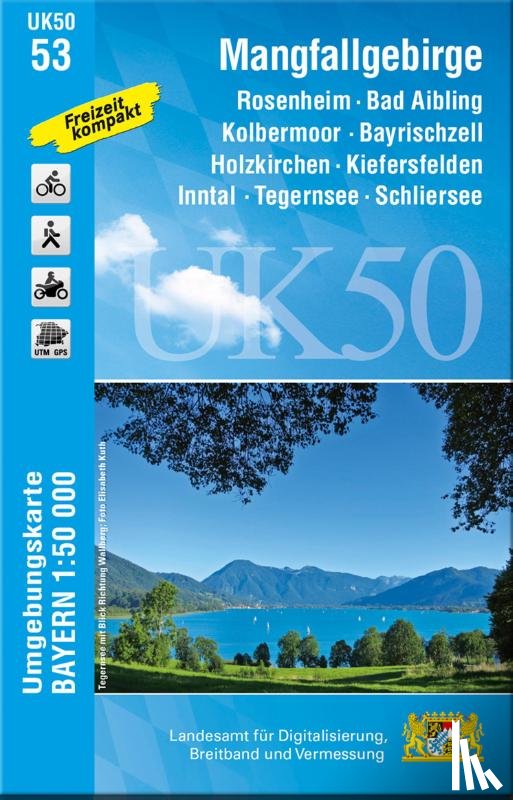  - Mangfallgebirge 1 : 50 000 (UK50-53)