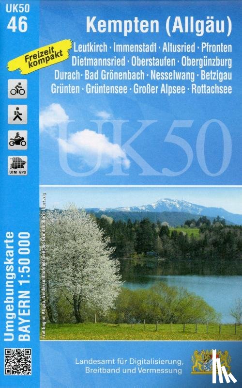  - Kempten (Allgäu) 1 : 50 000 (UK50-46)