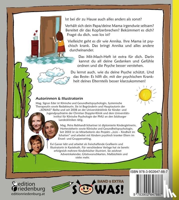 Eder, Sigrun, Rebhandl-Schartner, Petra, Gasser, Evi - Annikas andere Welt EXTRA - Das Mit-Mach-Heft für deine Gedanken und Gefühle