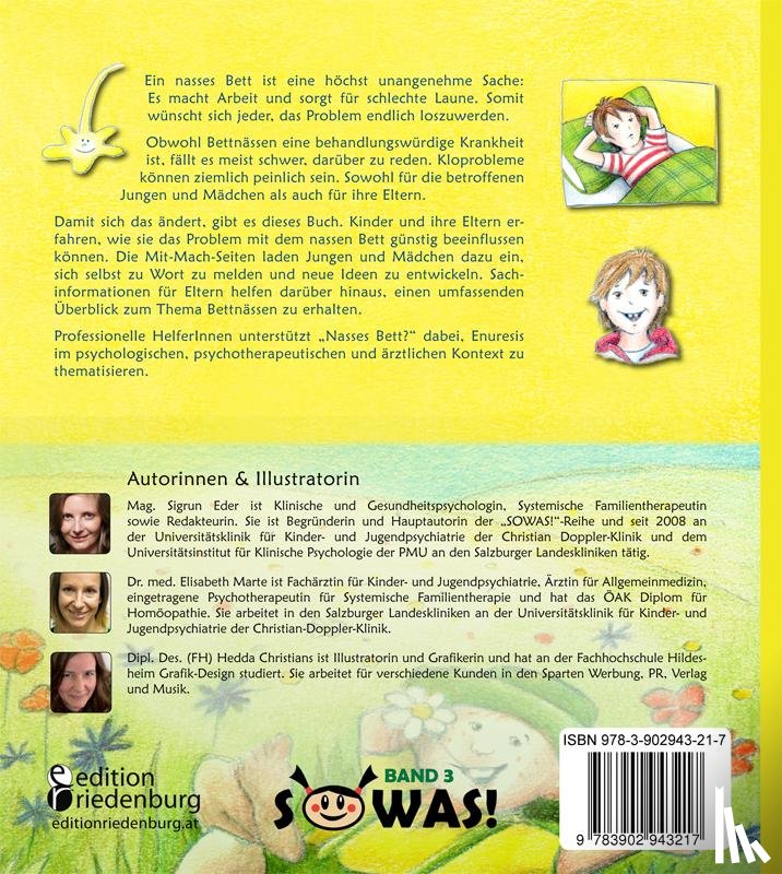 Eder, Sigrun, Christians, Hedda, Marte, Elisabeth - Nasses Bett? Hilfe für Kinder, die nachts einnässen