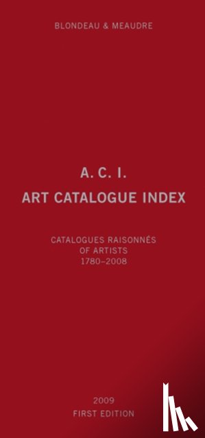  - A.C.I., Art Catalogue Index