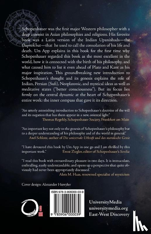 App, Urs - Schopenhauer's Compass. An Introduction to Schopenhauer's Philosophy and its Origins