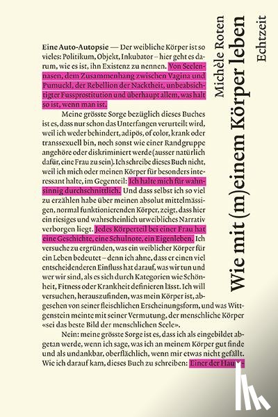 Roten, Michèle - Wie mit (m)einem Körper leben.