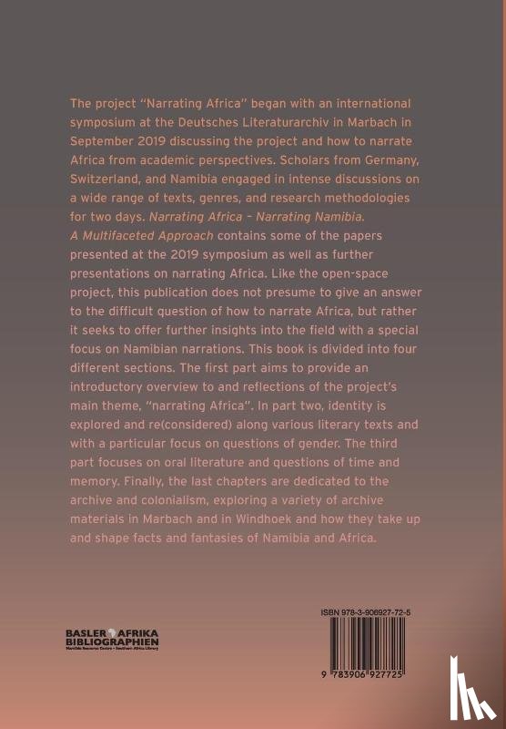 Brook, Madeleine, Hundehege, Stefanie, Augart, Julia - Narrating Africa - Narrating Namibia