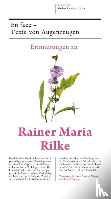  - Erinnerungen an Rainer Maria Rilke