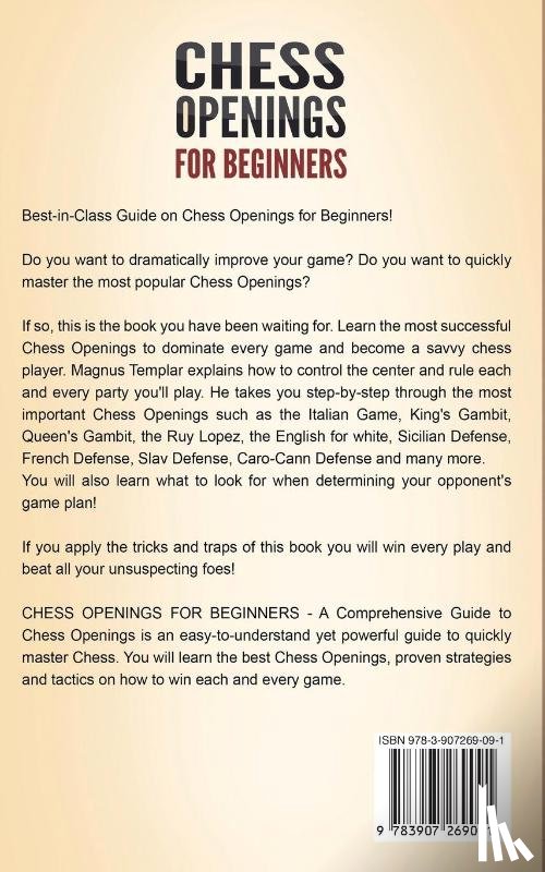 Templar, Magnus - Chess Openings for Beginners