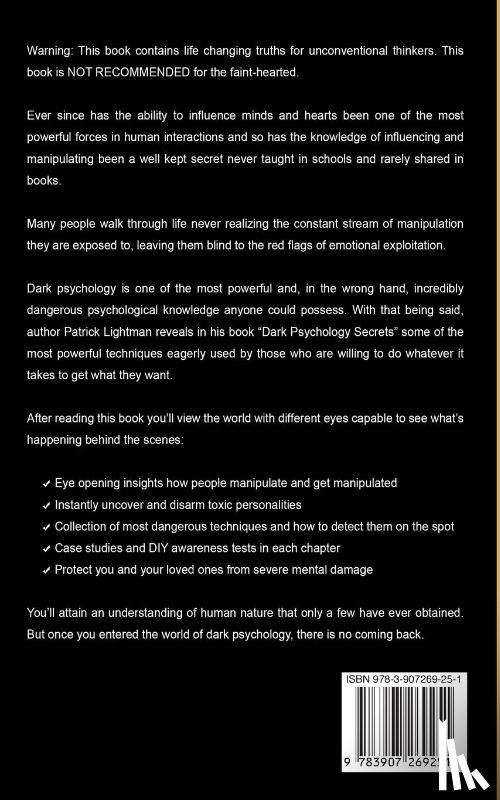 Lightman, Patrick D - Dark Psychology Secrets