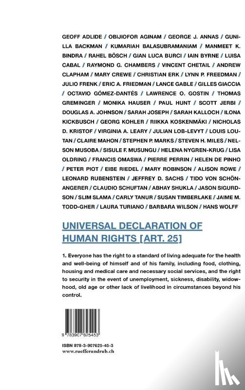  - Realizing the Right to Health