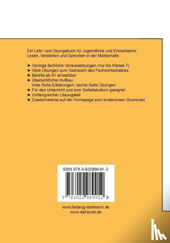 Liebaug, Bruno - Wie spricht man in der Mathematik? Bd. 1