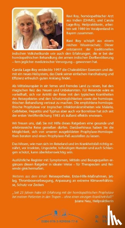 Lage-Roy, Carola, Roy, Ravi - Homöopathische Ratgeber: Reisen