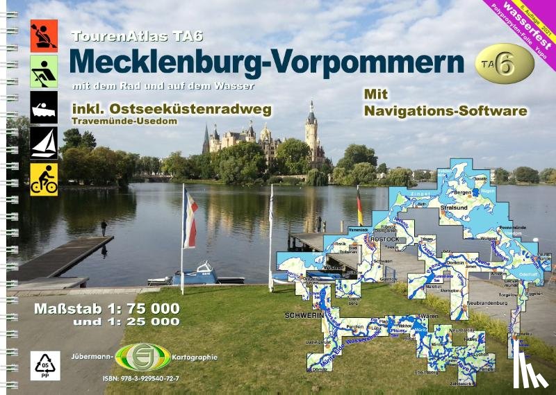Jübermann, Erhard - TourenAtlas Wasserwandern / TA6 Mecklenburg-Vorpommern