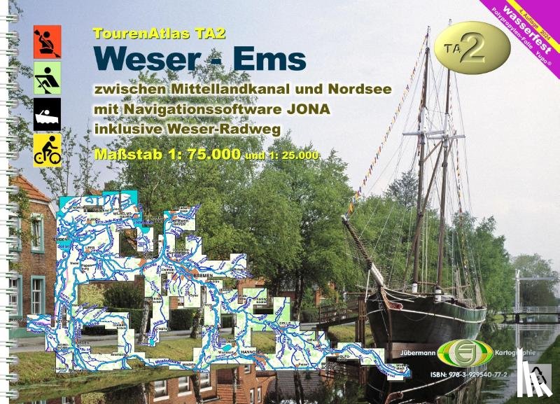 Jübermann, Erhard - TourenAtlas TA2 Weser-Ems