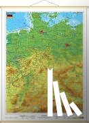  - Deutschland physisch im Miniformat 1 : 1 700 000. Wandkarte