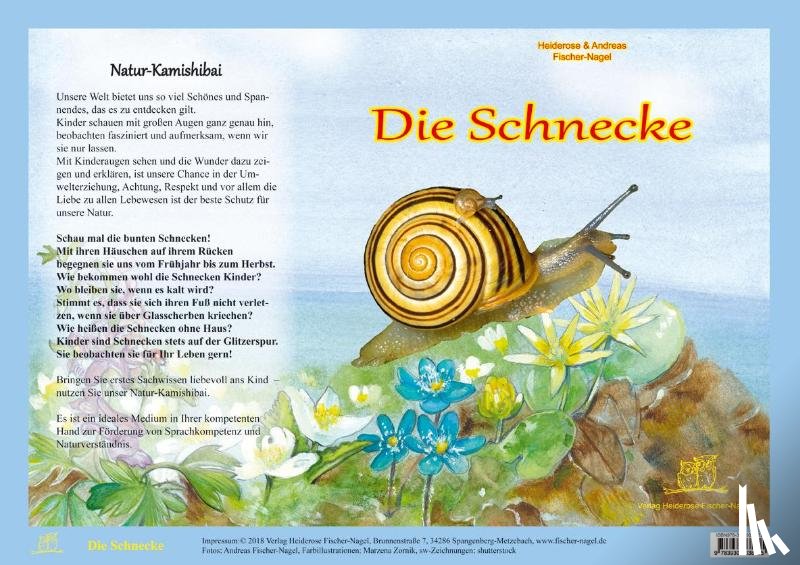 Fischer-Nagel, Heiderose, Fischer-Nagel, Andreas - Die Schnecke - Natur-Kamishibai