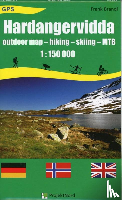 Brandl, Frank - Hardangervidda 1 : 150 000
