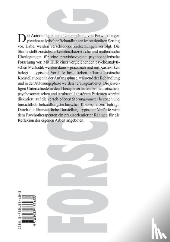 Ruff, Wilfried, Leikert, Sebastian - Therapieverlaufe im stationaren Setting